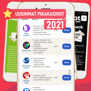 Uusimmat pikakasinot 2025
